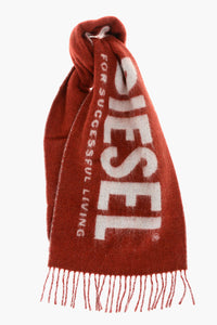 Wool-Blend Scarf S-KOTT with Fringes
