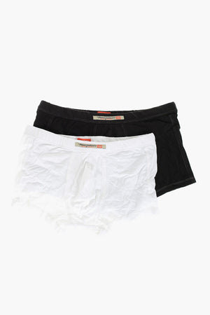 Set Of 2 Pairs Of Boxer DEVON In Stretch Cotton With Monogram
