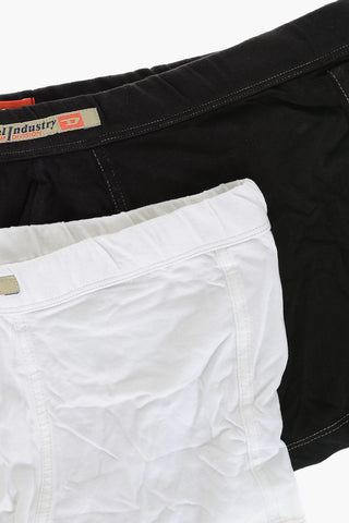Set 2 Paia di Boxer DEVON in Cotone Stretch con Monogram