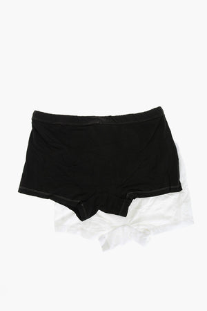 Set Of 2 Pairs Of Boxer DEVON In Stretch Cotton With Monogram