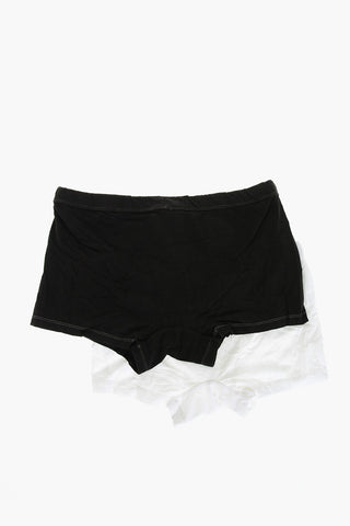 Set 2 Paia di Boxer DEVON in Cotone Stretch con Monogram