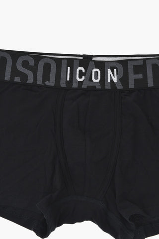 ICON Stretch Cotton Boxer With Logo Waistband