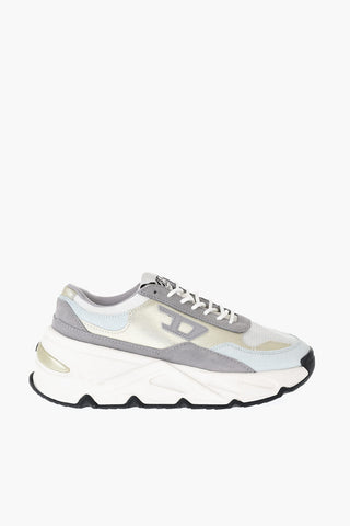 Sneakers Low Top S-SAVANNAH in Pelle Glitter e Suede