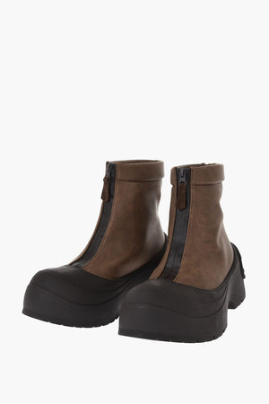 Suede Ankle Boots D-DONALD With Contrasting Sole