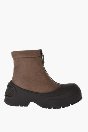 Suede Ankle Boots D-DONALD With Contrasting Sole
