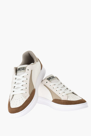 Low-Top-Sneaker S-DAKOTA Aus Wildleder Und Perforiertem Leder
