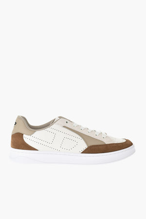Sneakers Basse S-DAKOTA in Suede e Pelle Traforata