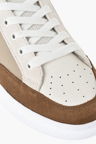 Low-Top-Sneaker S-DAKOTA Aus Wildleder Und Perforiertem Leder