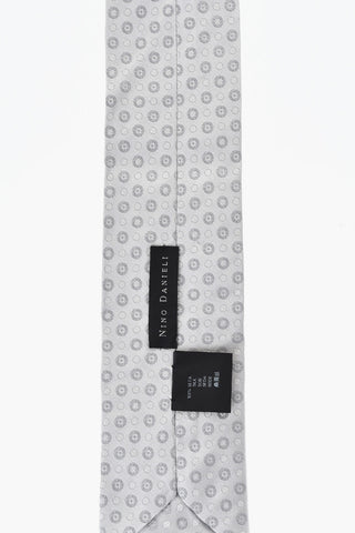Cravatta Ascot in Seta a Fantasia con Fazzoletto da Taschino Abbinato