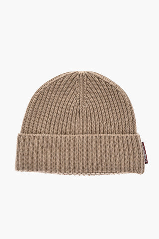 Set Beanie e Sciarpa in Lana a Tinta unita