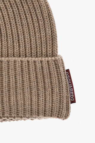 Set Beanie e Sciarpa in Lana a Tinta unita