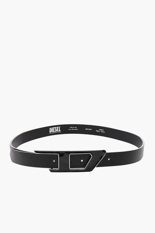 Cintura B-DLOGO II in Pelle Martellata con Fibbia Monogram Lucida 20mm