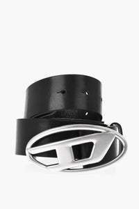 Leather Belt B-1DR with Monogram Buckle 40mm