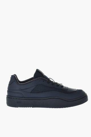 Sneakers Basse S-OVAL SKATE in Tessuto e Pelle a Tinta Unita