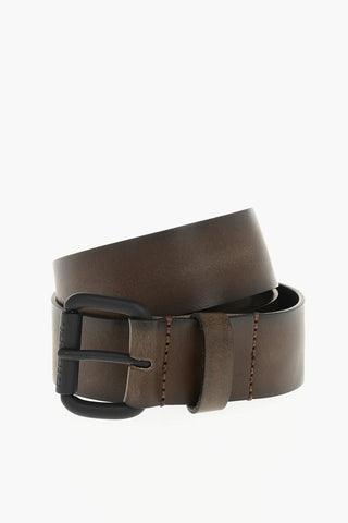 가죽 벨트 B-BASIC LETTER II 40mm
