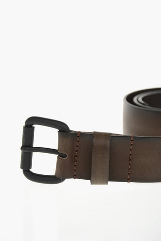 가죽 벨트 B-BASIC LETTER II 40mm