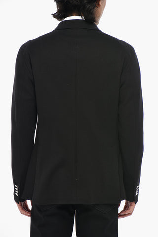ADANI Blazer Doppiopetto in Cotone Leggero con Rever a Lancia