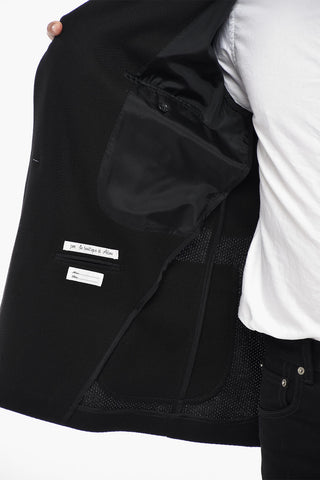 ADANI Blazer Doppiopetto in Cotone Leggero con Rever a Lancia