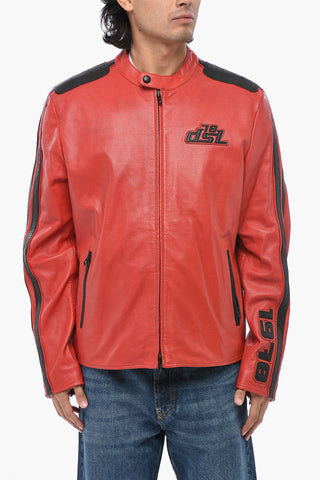 Leather Biker Jacket L-POP