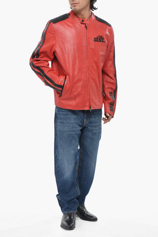 Leather Biker Jacket L-POP
