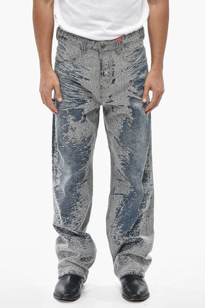 Jeans 2001 D-MACRO Relaxed Fit a Gamba Ampia 24cm