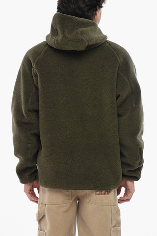 TODD SNYDER Sherpa-Jacke mit Kapuze und großen Fronttaschen