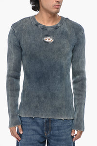 Ribbed Cotton Crew-Neck Sweater K-DARIN-A