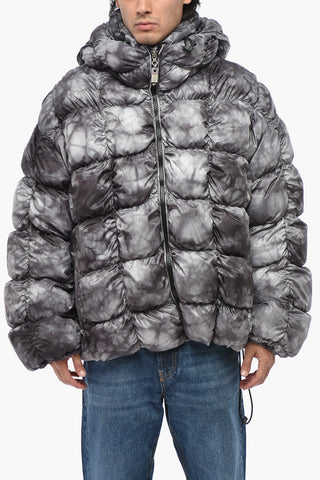 Giubbotto Imbottito W-RALLE Con Stampa Tie-Dye