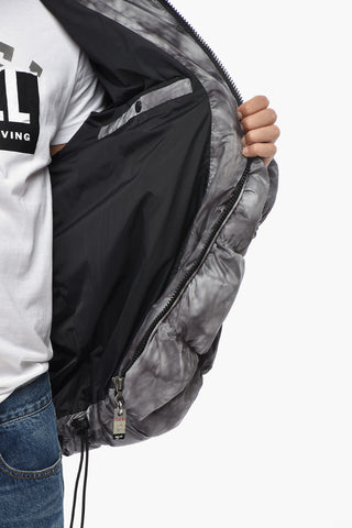 Giubbotto Imbottito W-RALLE Con Stampa Tie-Dye