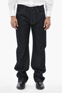 Jeans mit geradem Bein und sichtbaren Nähten 23cm