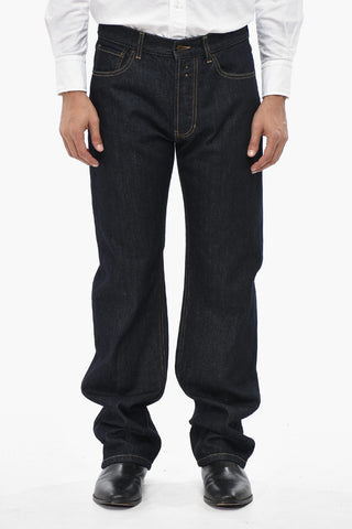 Jeans mit geradem Bein und sichtbaren Nähten 23cm