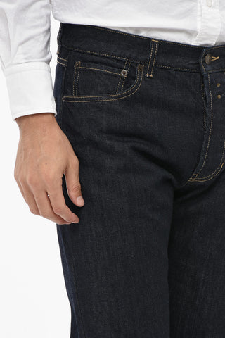 Jeans mit geradem Bein und sichtbaren Nähten 23cm