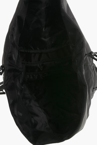 Trekkingrucksack DRAPE aus technischem Gewebe einfarbig mit Roll-Top-Verschluss