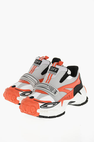가죽 및 원단 슬립온 스니커즈 GLOVE, 멀티컬러 대비 패널