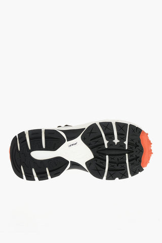 가죽 및 원단 슬립온 스니커즈 GLOVE, 멀티컬러 대비 패널