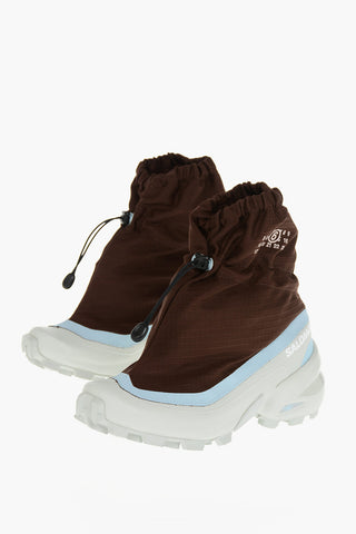 MM6 SALOMON Sneakers Cross Hike Mid in Tessuto Tecnico con Gaiter Integrato