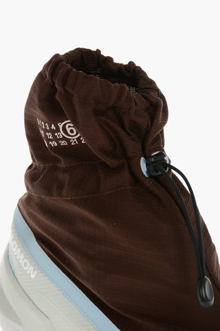 MM6 SALOMON Sneakers Cross Hike Mid in Tessuto Tecnico con Gaiter Integrato
