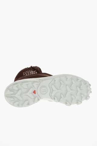 MM6 SALOMON Sneakers Cross Hike Mid in Tessuto Tecnico con Gaiter Integrato