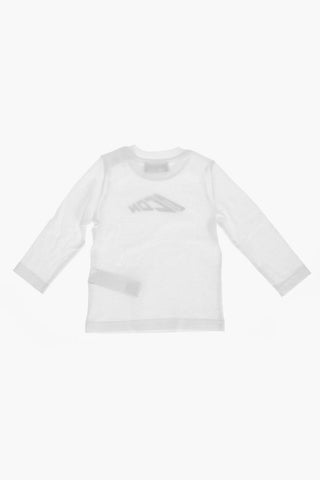 ICON Long-Sleeve Crewneck T-Shirt With Printed Logo