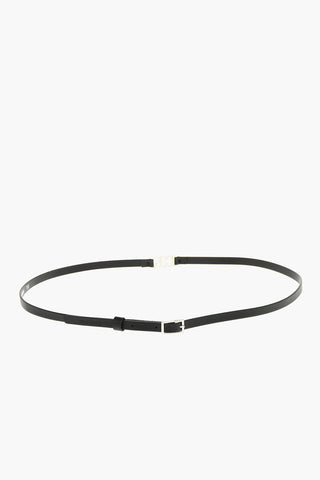 ICON Slim-Fit Belt with 10mm Metal Monogram