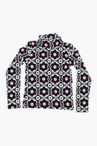 RICHARD QUINN Lightweight High-Neck Top With Floral Print