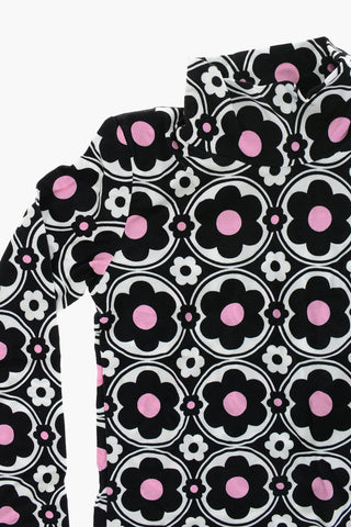 RICHARD QUINN Lightweight High-Neck Top With Floral Print
