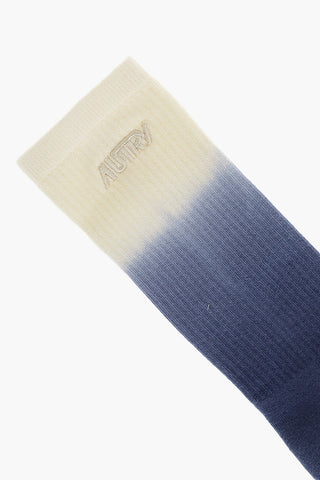 Lange Socken Aus Baumwollmischung Mit Tie-Dye-Effekt