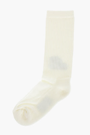 Socken aus Baumwollmischung mit Kontrastdetails