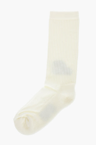 Socken aus Baumwollmischung mit Kontrastdetails