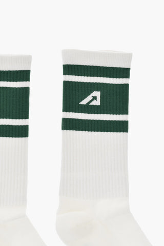 Socken Aus Baumwollmischung Mit Kontrastdetails