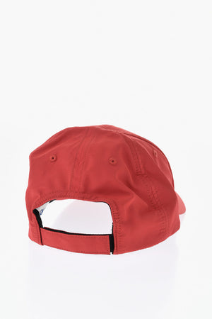 Cappello Baseball in Tinta Unita con Logo in Rilievo