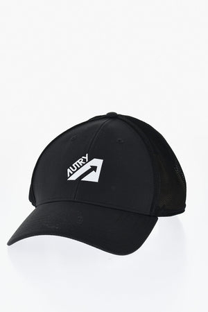 Cappello Baseball in Tinta Unita con Logo in Rilievo