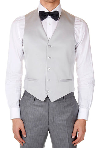 Virgin Wool-Blend Waistcoat