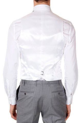 Virgin Wool-Blend Waistcoat